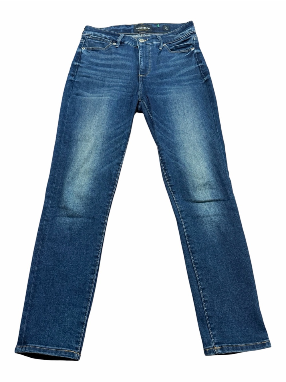 “Lucky You” Lucky Brand Straight Leg Women’s Jeans Size 2/26 Classic Jeans Dark